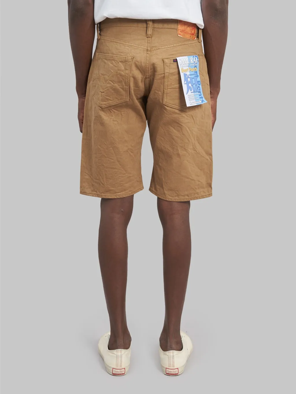 Samurai Jeans S310SPⅡ 15oz Selvedge Chino Shorts Khaki