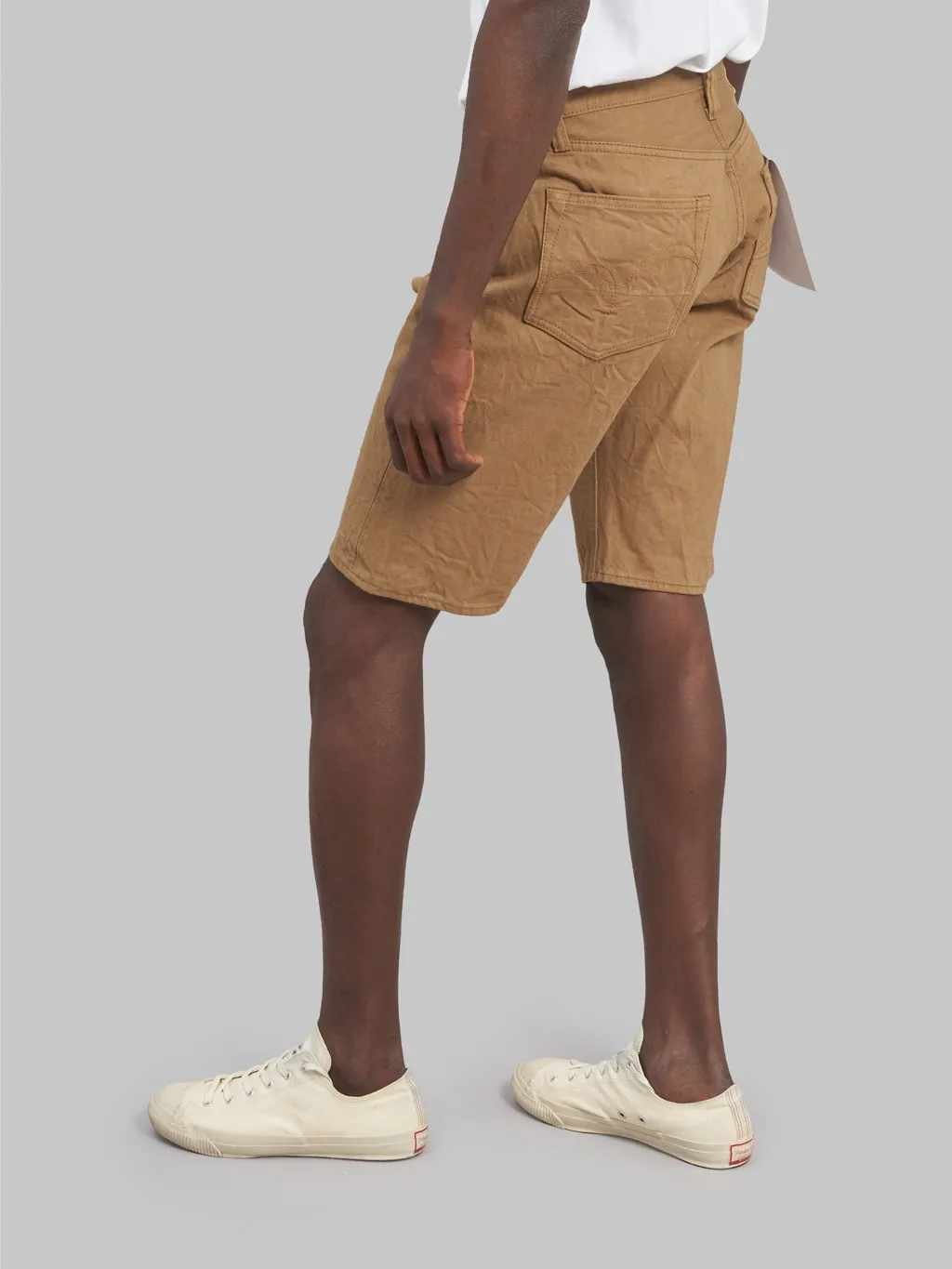 Samurai Jeans S310SPⅡ 15oz Selvedge Chino Shorts Khaki