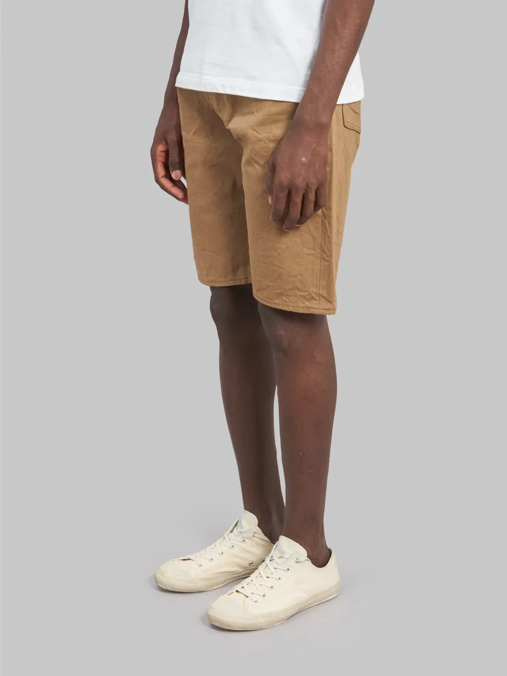 Samurai Jeans S310SPⅡ 15oz Selvedge Chino Shorts Khaki