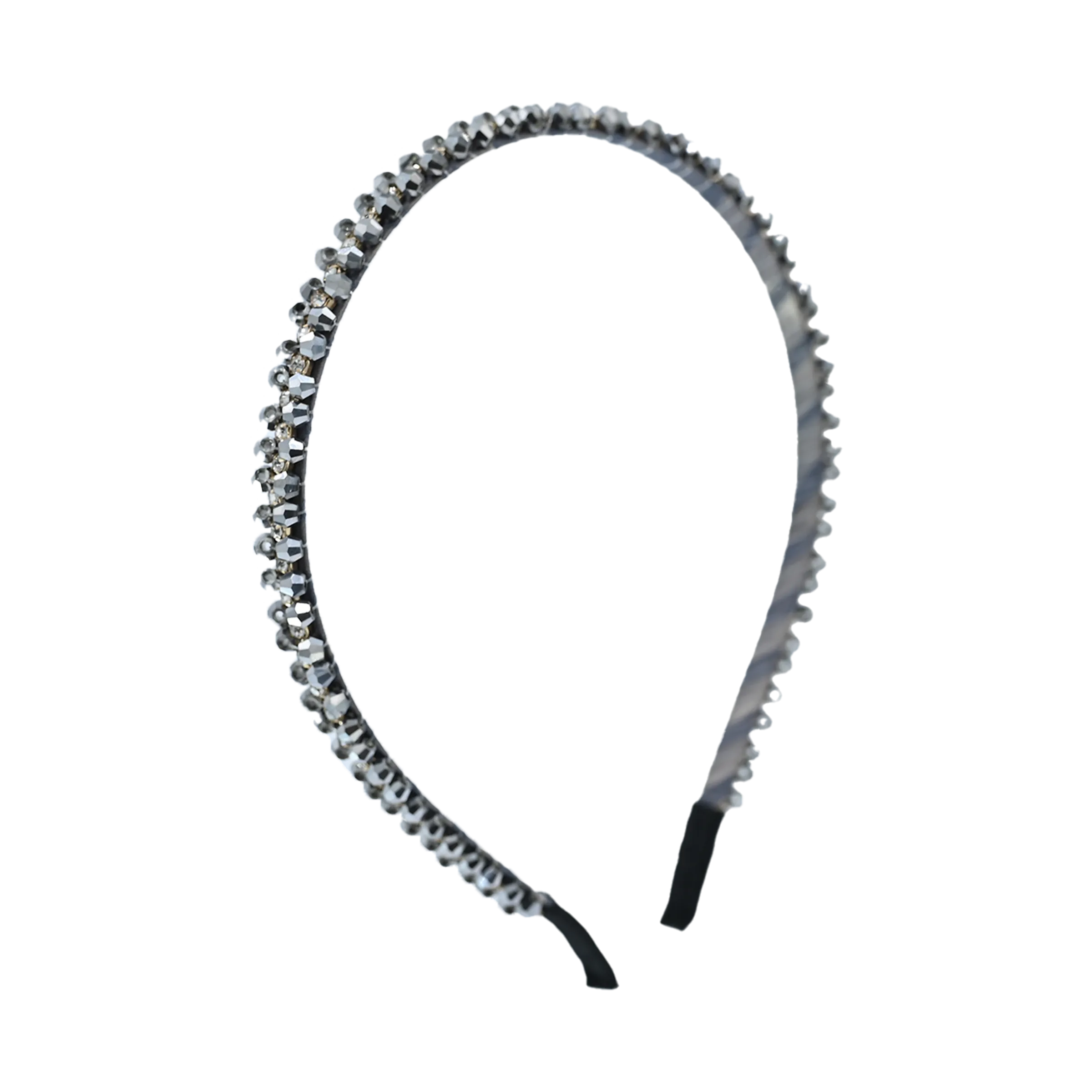 Silver Gemstone Studded Headband