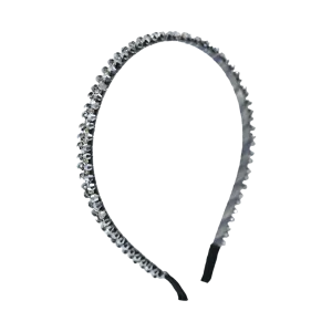 Silver Gemstone Studded Headband