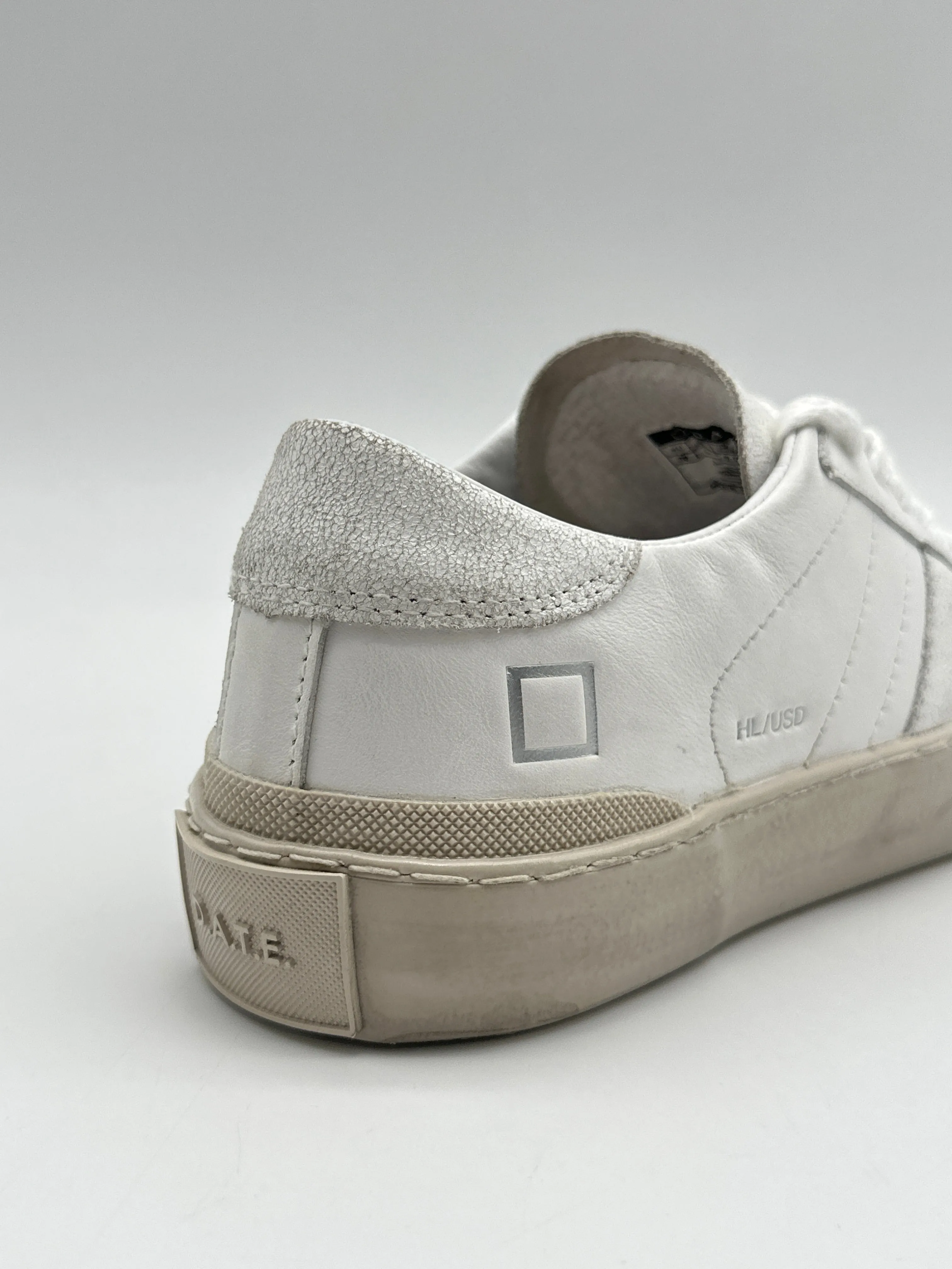 Sneakers Hill Low Used White In Pelle Bianca