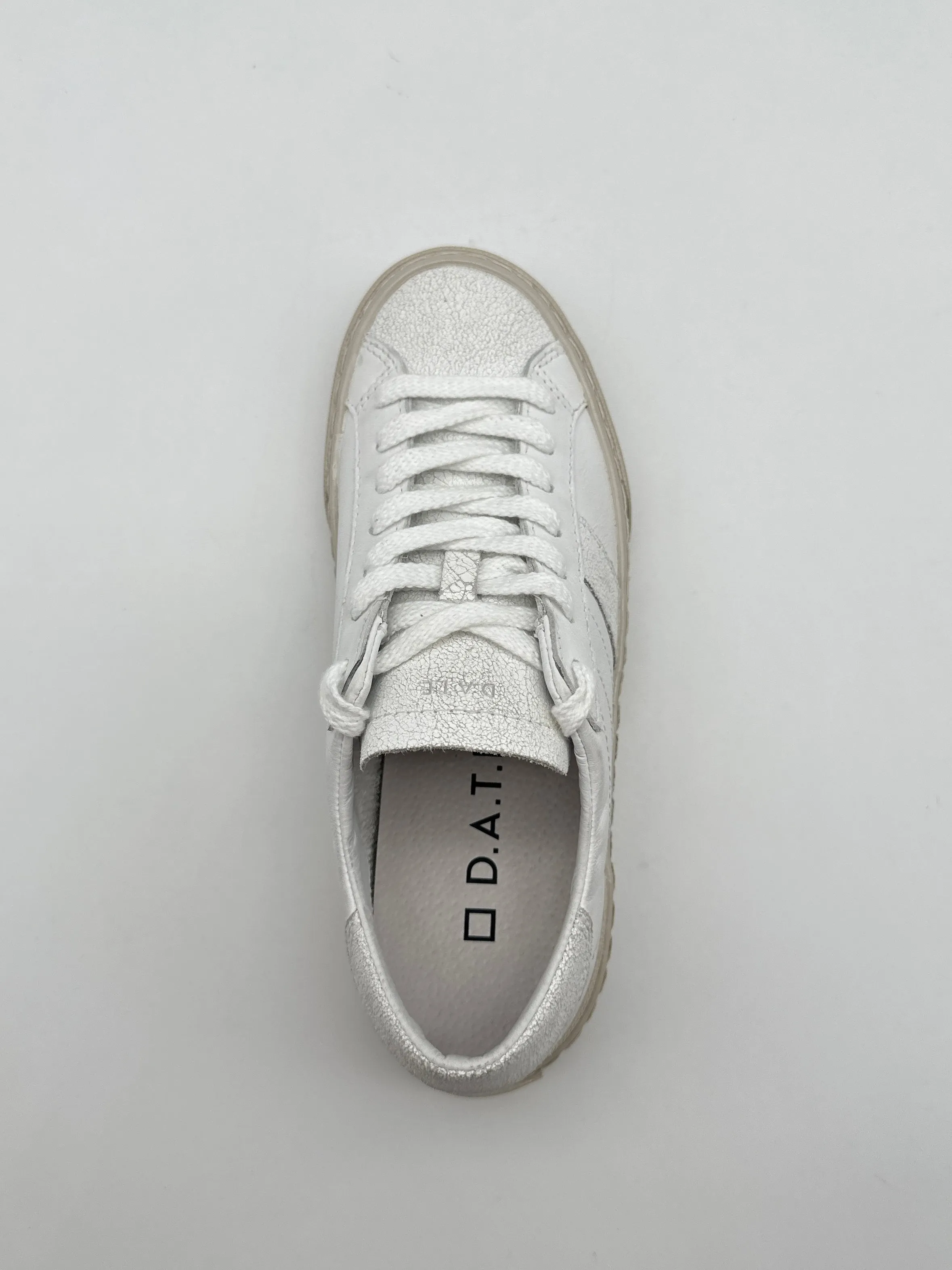 Sneakers Hill Low Used White In Pelle Bianca