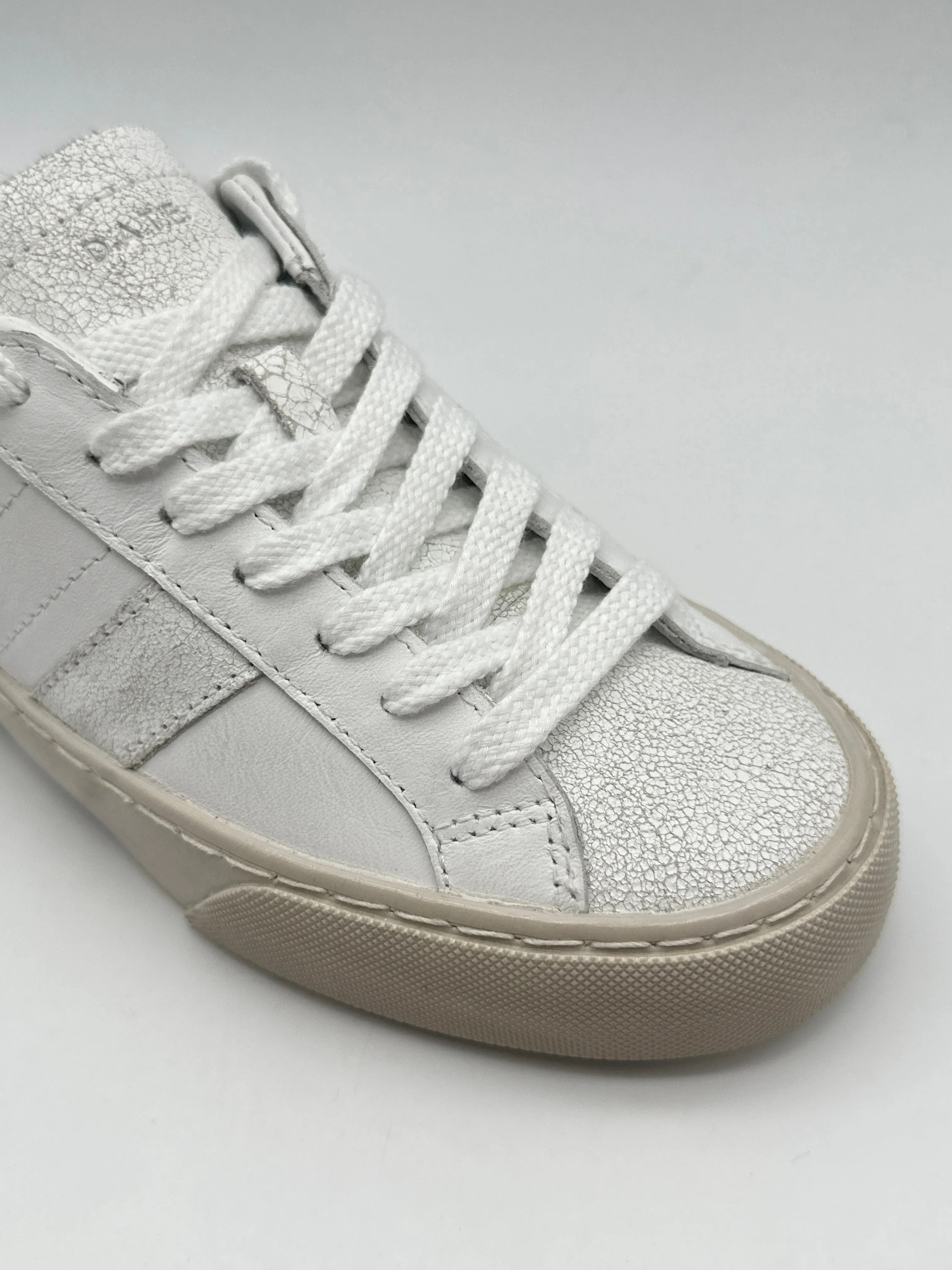 Sneakers Hill Low Used White In Pelle Bianca