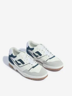 SOLEPLAY Blue Colour-Blocked Lace-Up Sneakers