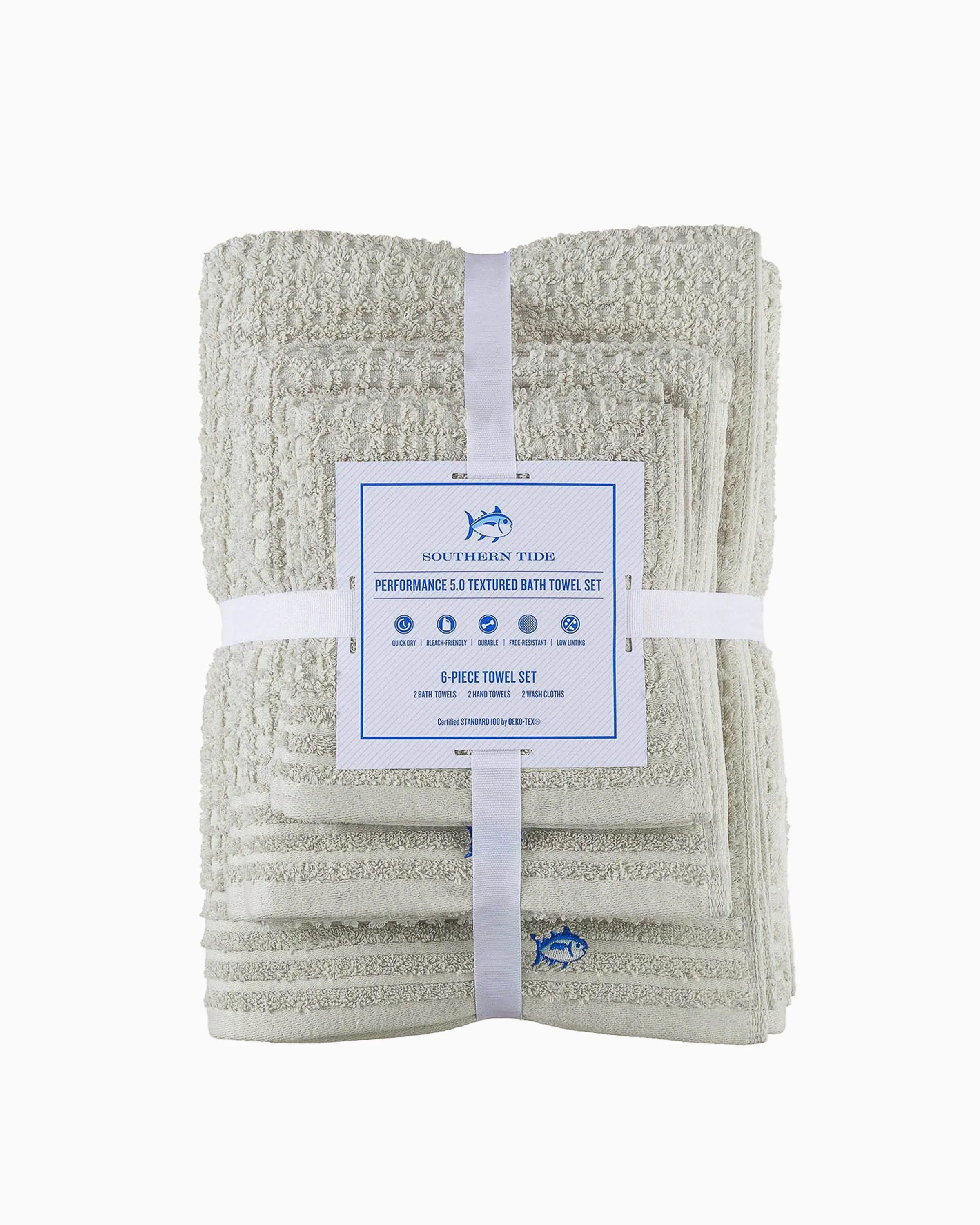 Southern Tide 6-Pack Waffle Towel Set