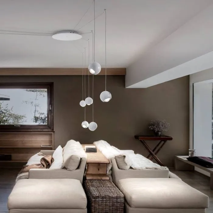 Spider Triple Suspension Light In 4 Fabulous Metal Finishes