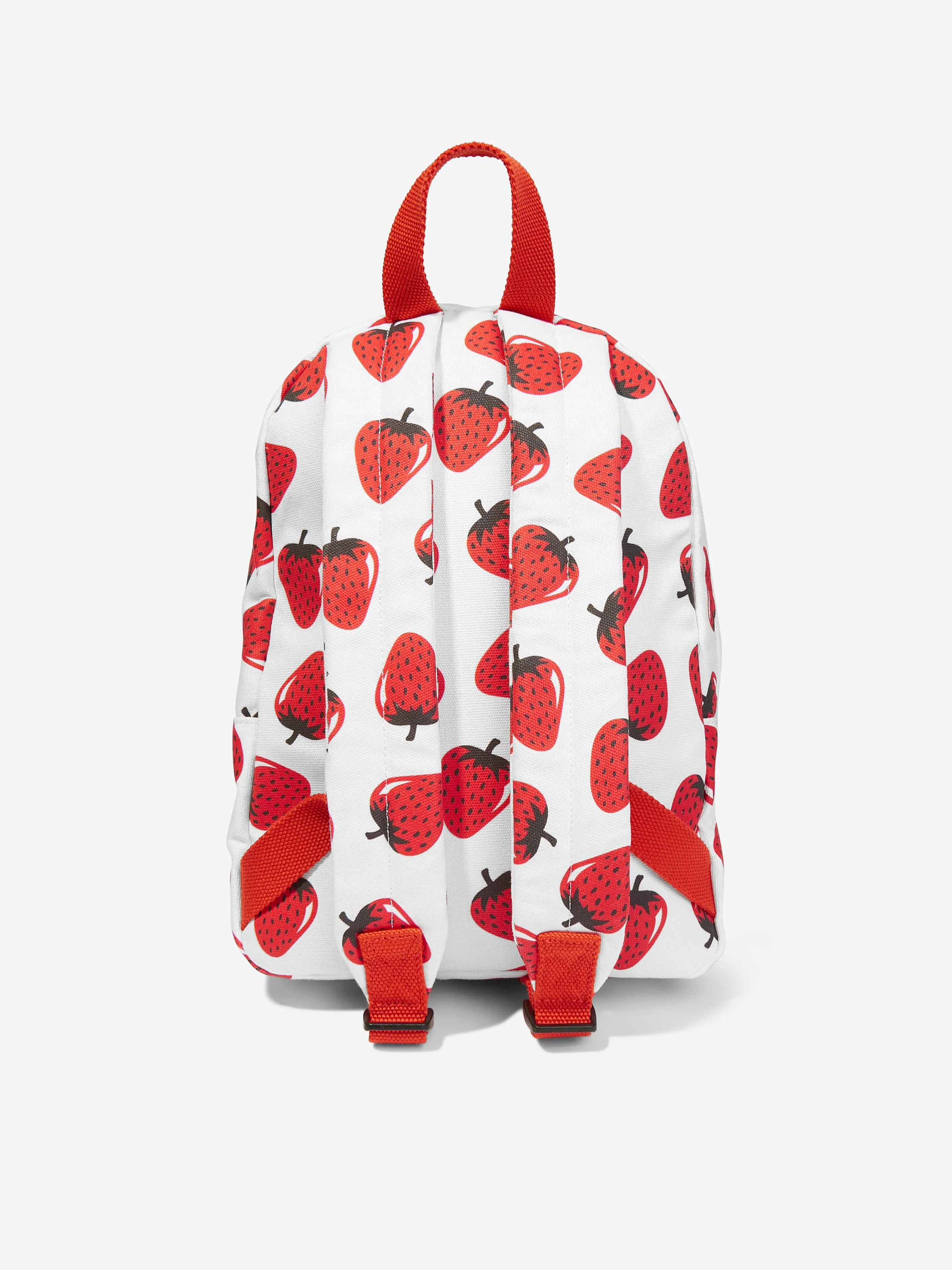 Stella McCartney Girls Strawberry Backpack in Red (32cm)