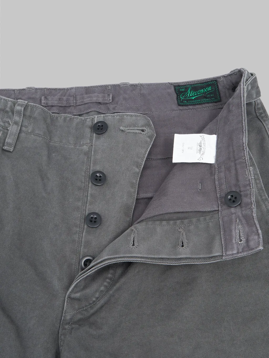 Stevenson Overall Co. 732 Colts Chino Charcoal