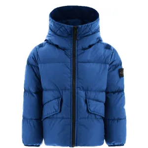 Stone Island Junior Crinkle Reps Down Coat