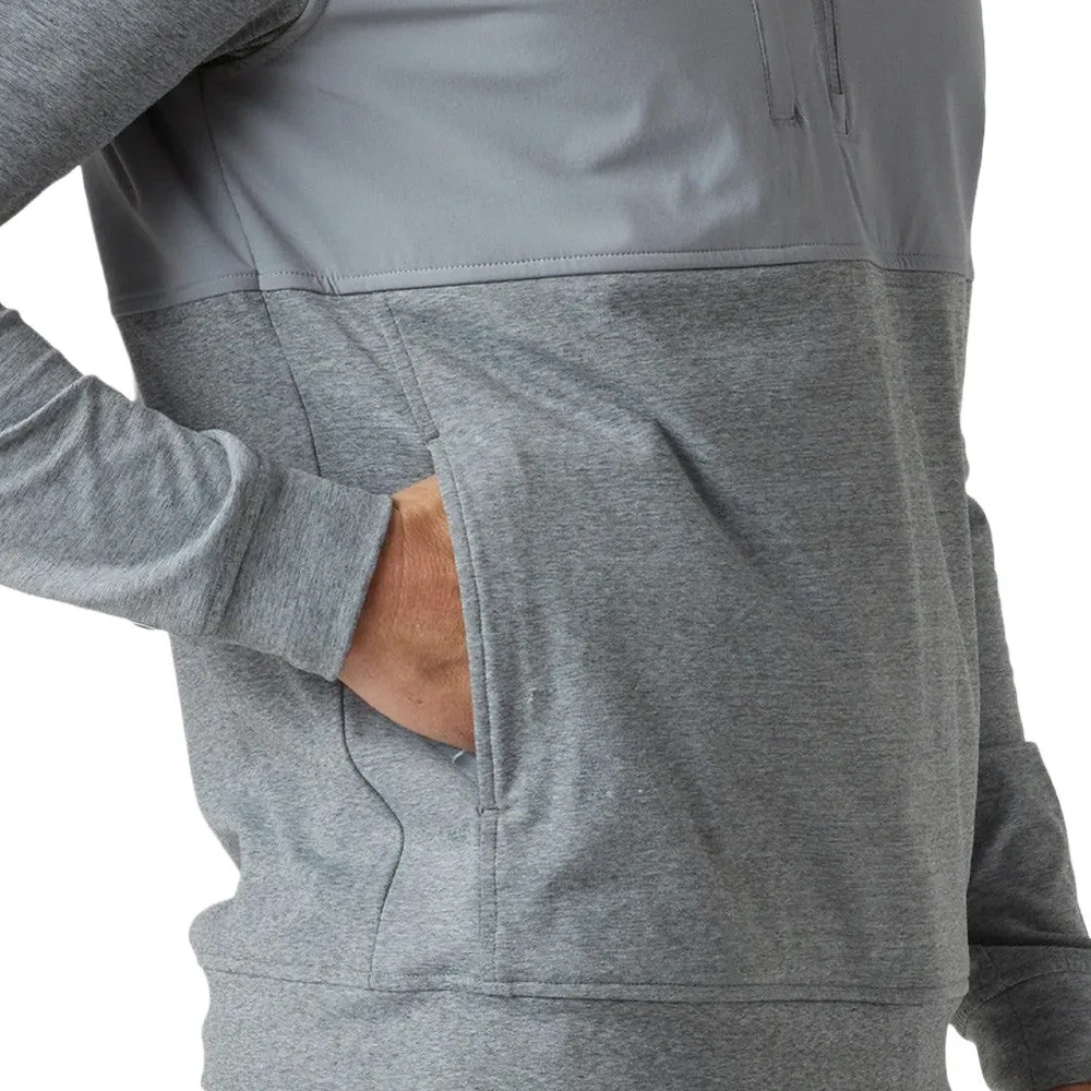 Straight Down Harding Hybrid Quarter Zip Golf Pullover Storm - FW24 Men