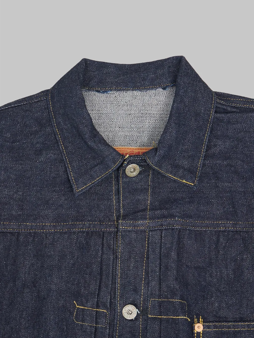 Sugar Cane 1943 Super Denim Collectibles #08 13.5oz Blue Denim Blouse