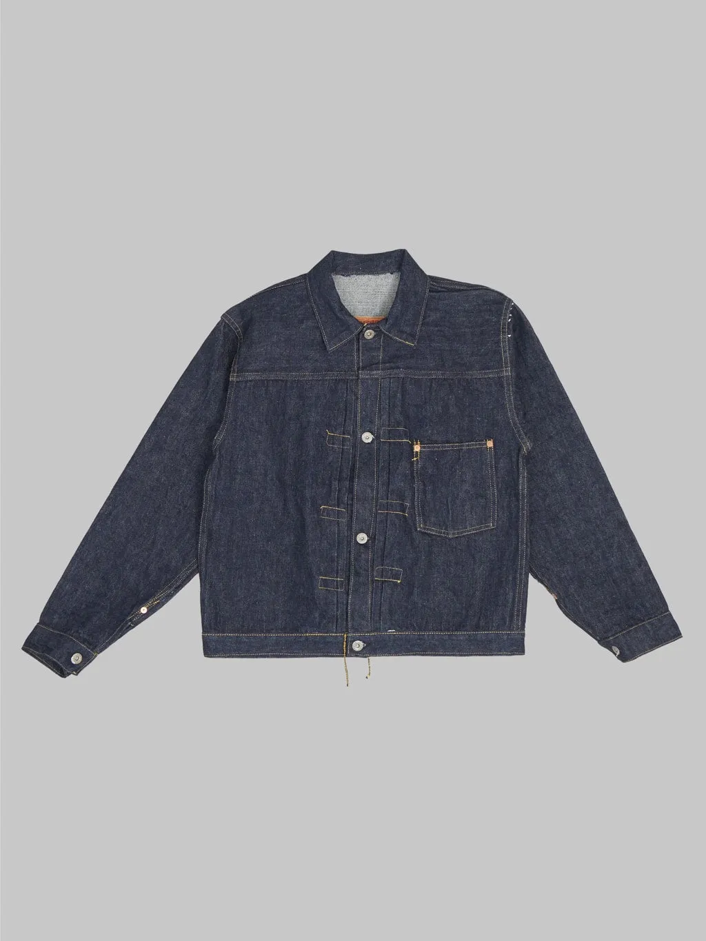 Sugar Cane 1943 Super Denim Collectibles #08 13.5oz Blue Denim Blouse
