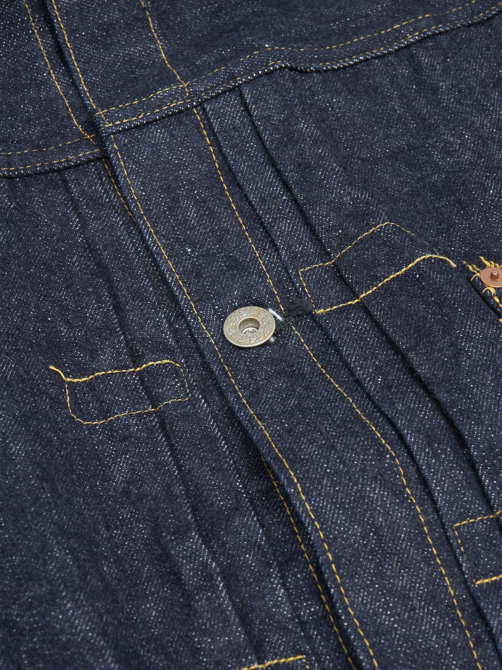Sugar Cane 1943 Super Denim Collectibles #08 13.5oz Blue Denim Blouse