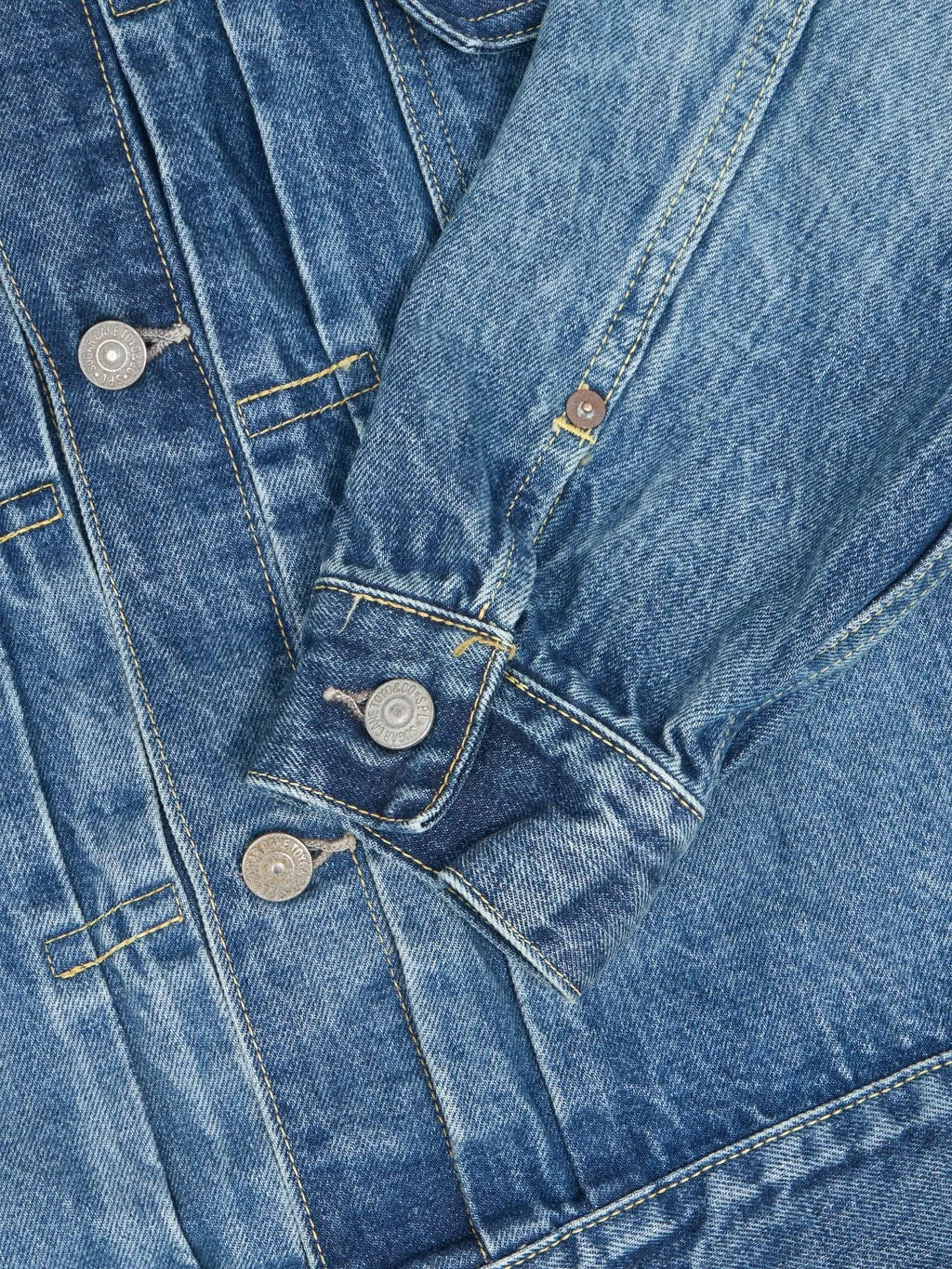 Sugar Cane 1953 Type II Denim Jacket Aged Model