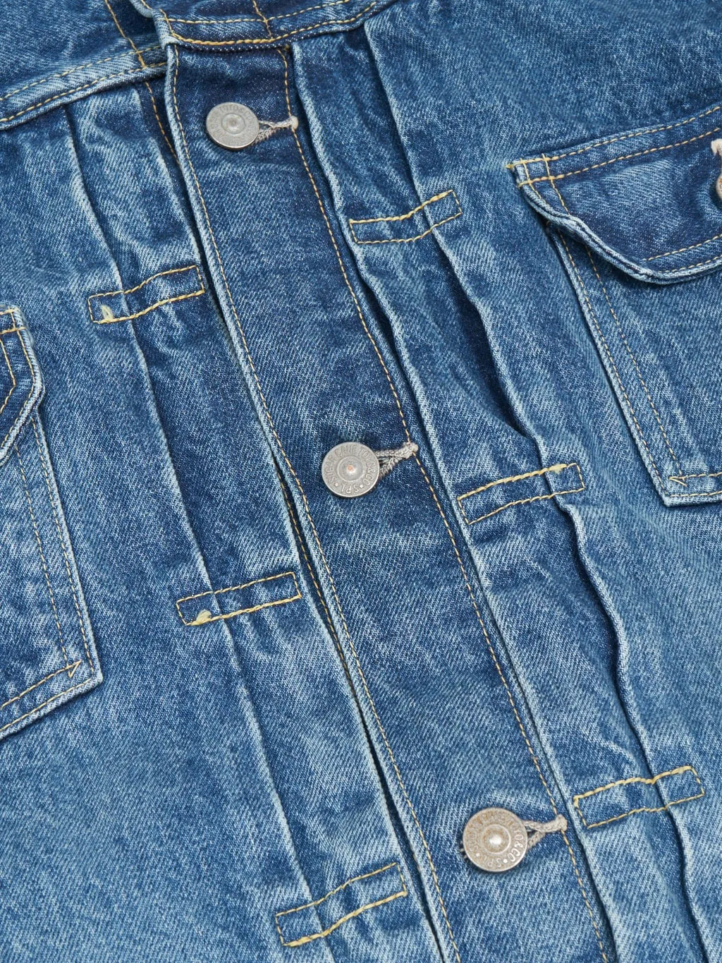 Sugar Cane 1953 Type II Denim Jacket Aged Model
