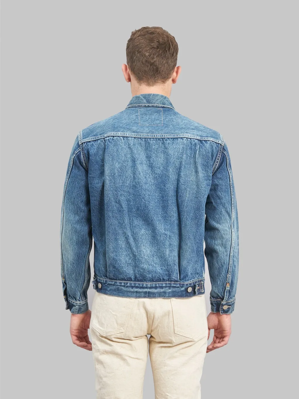 Sugar Cane 1953 Type II Denim Jacket Aged Model