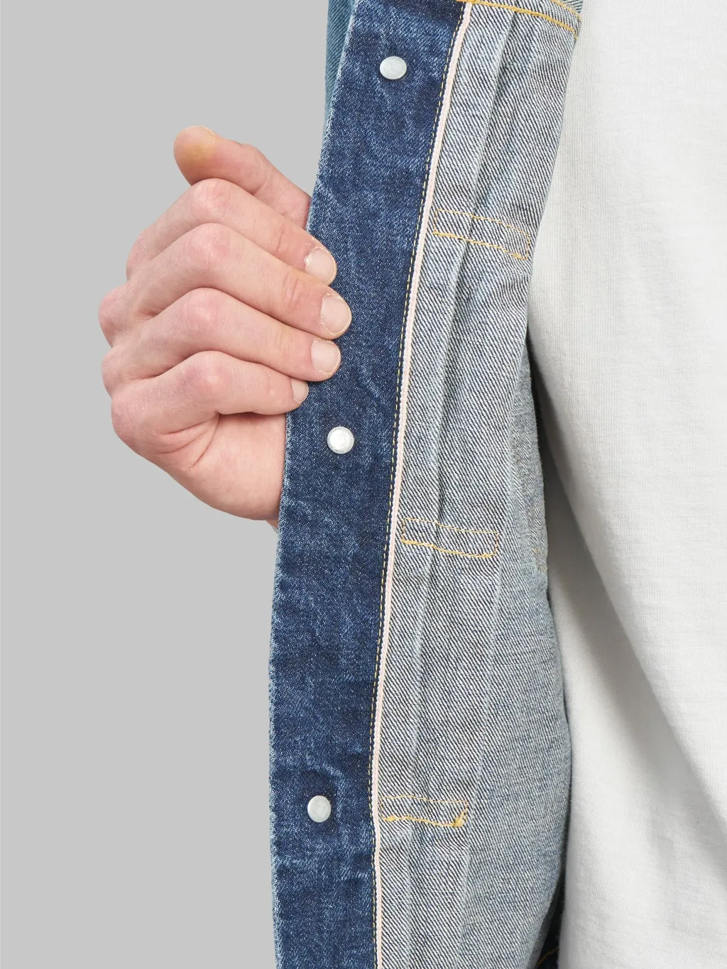 Sugar Cane 1953 Type II Denim Jacket Aged Model