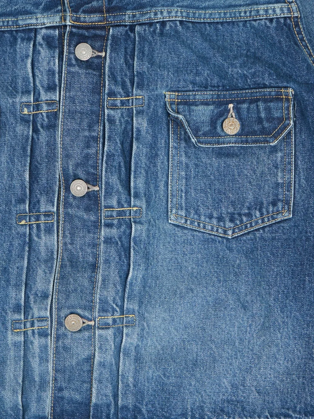 Sugar Cane 1953 Type II Denim Jacket Aged Model
