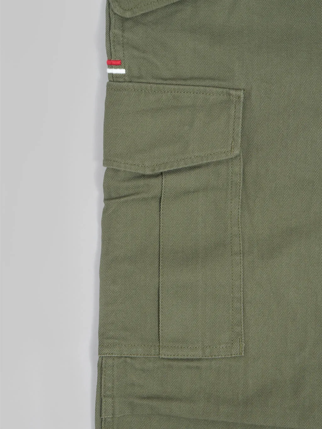 Tanuki Herringbone M-65 Pants Army Green