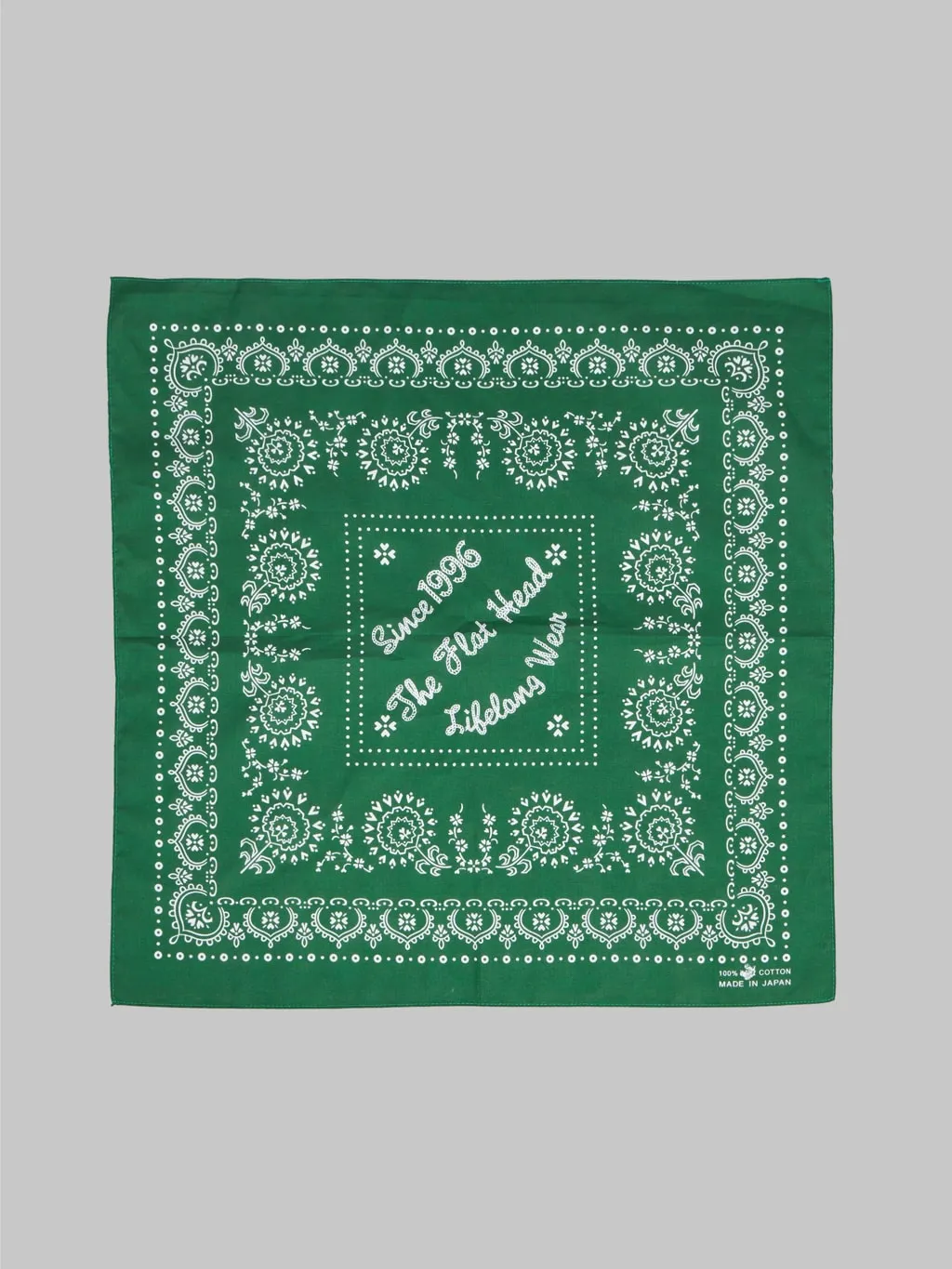 The Flat Head Bandana Green