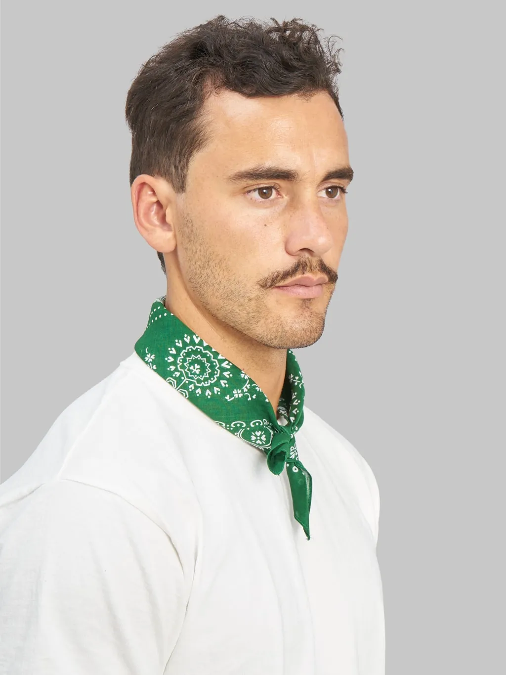 The Flat Head Bandana Green