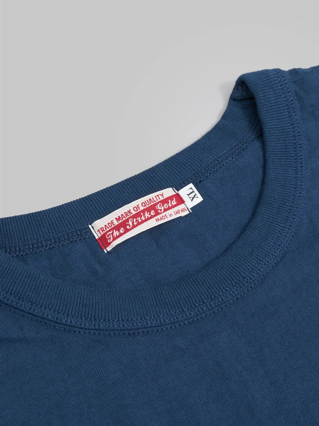 The Strike Gold Loopwheeled T-Shirt Navy
