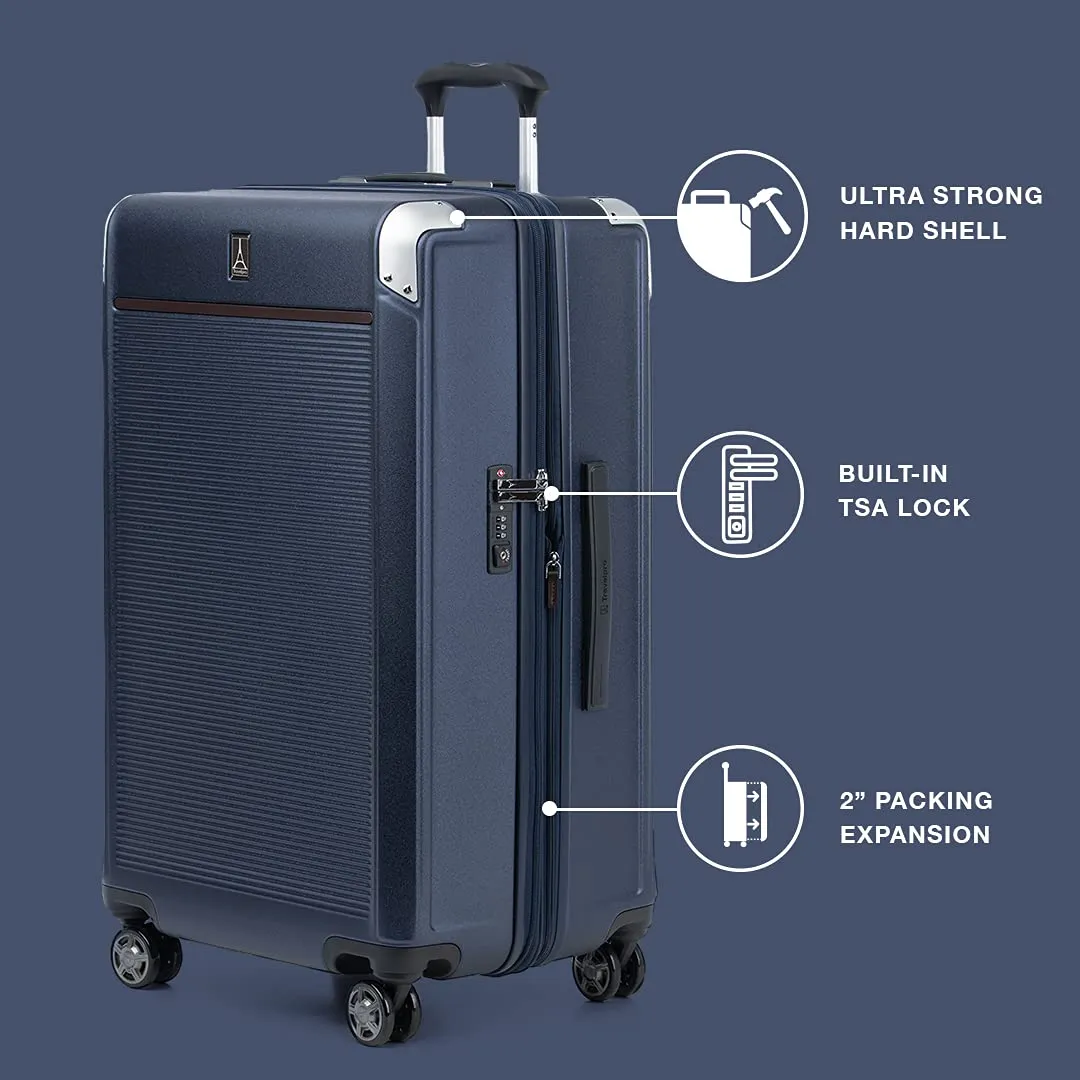 Travelpro Platinum Elite Hardside Expandable Spinner Wheel Luggage, Checked Large 28-Inch