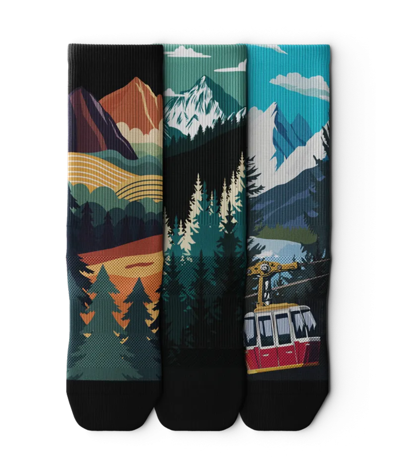 Traverse Crew Socks 3-Pack