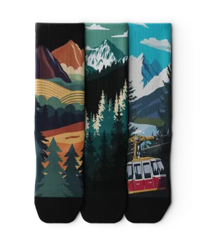 Traverse Crew Socks 3-Pack