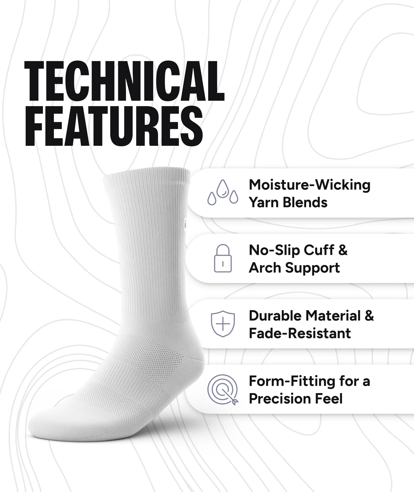Traverse Crew Socks 3-Pack