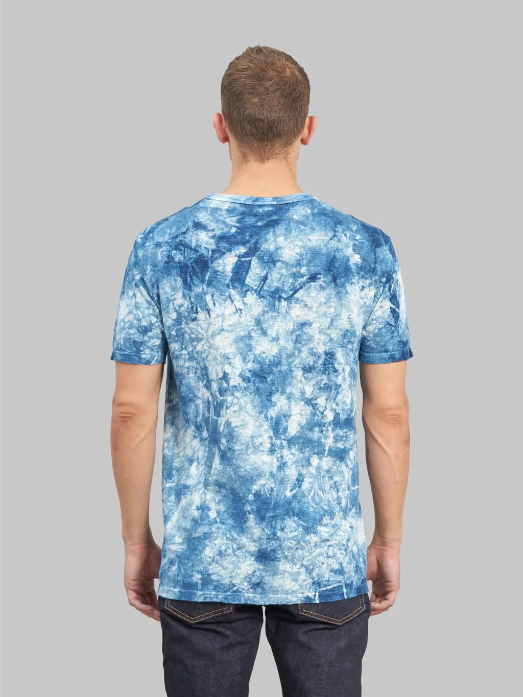 UES Natural Indigo Hand-Dyed Murakumo T-Shirt