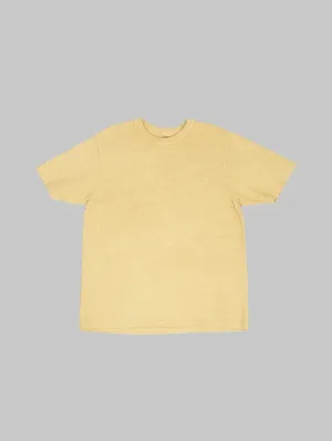 UES No.8 Slub Nep Short Sleeve T-Shirt Light Yellow