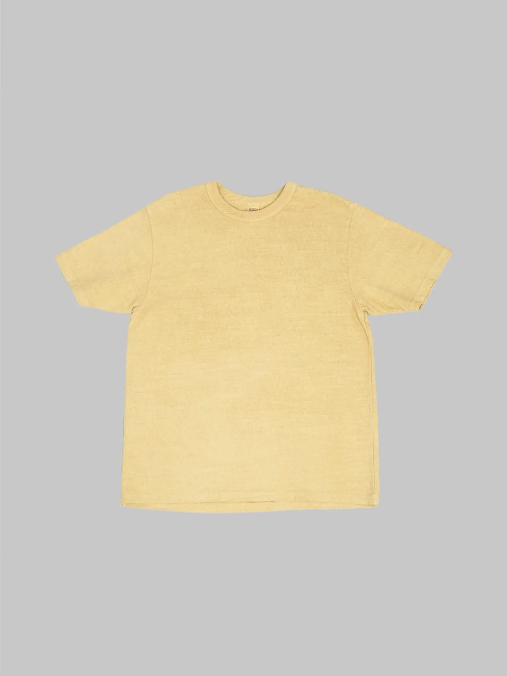UES No.8 Slub Nep Short Sleeve T-Shirt Light Yellow