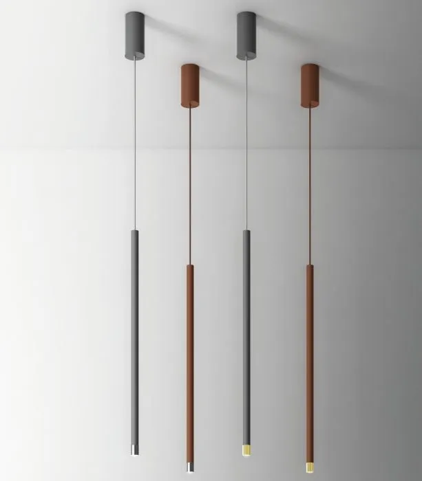 Virtus Metallic Suspended Spot Light From Axo Light