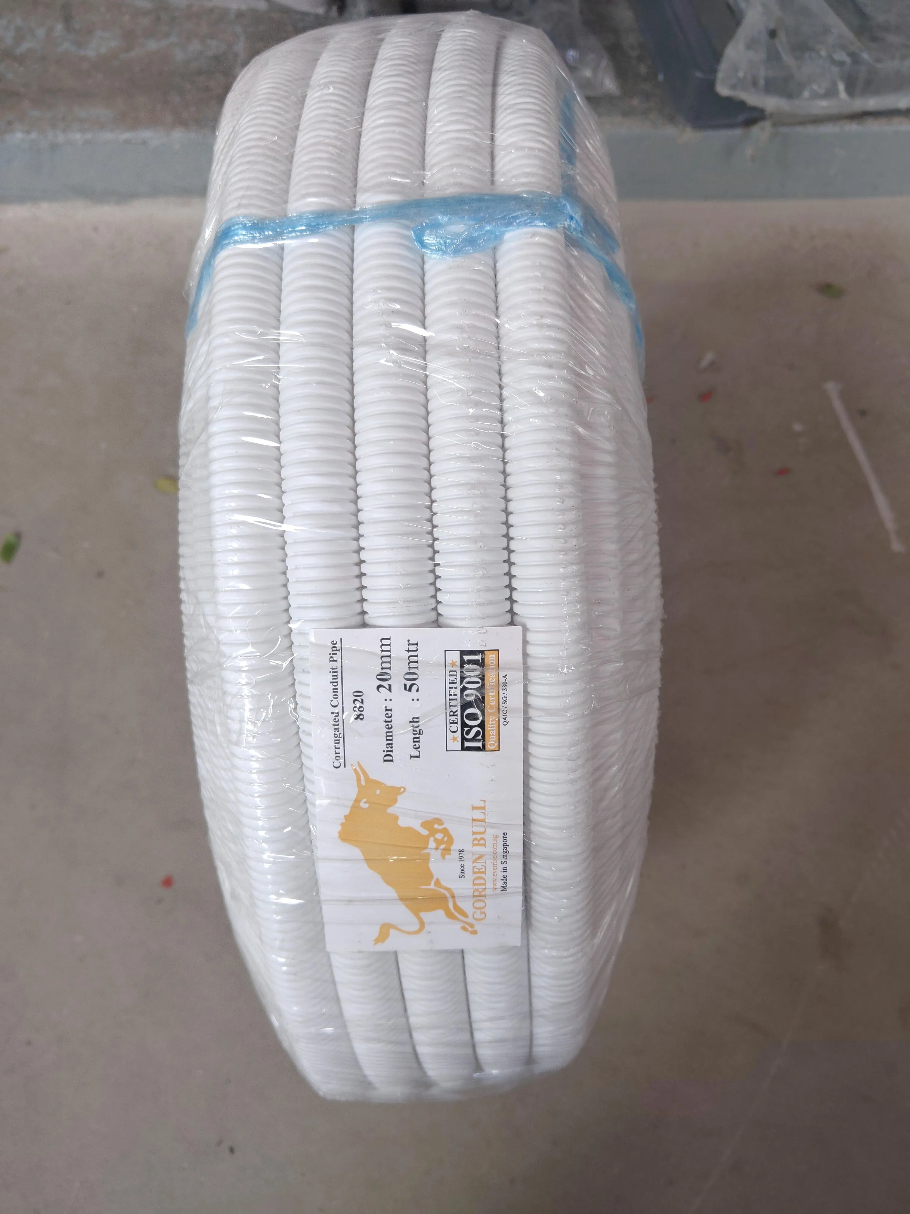 White Flexible Conduit Duct Hose | Model: HOSE-FHW