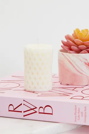 White Scented Candle