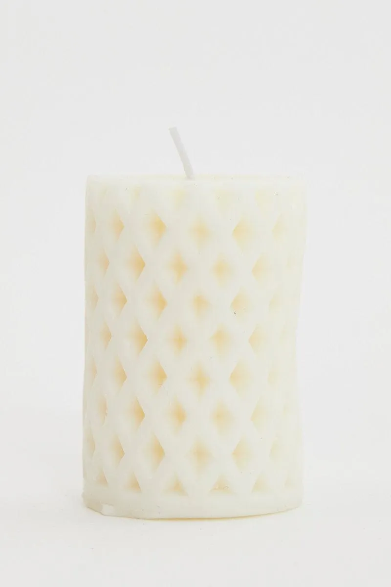 White Scented Candle