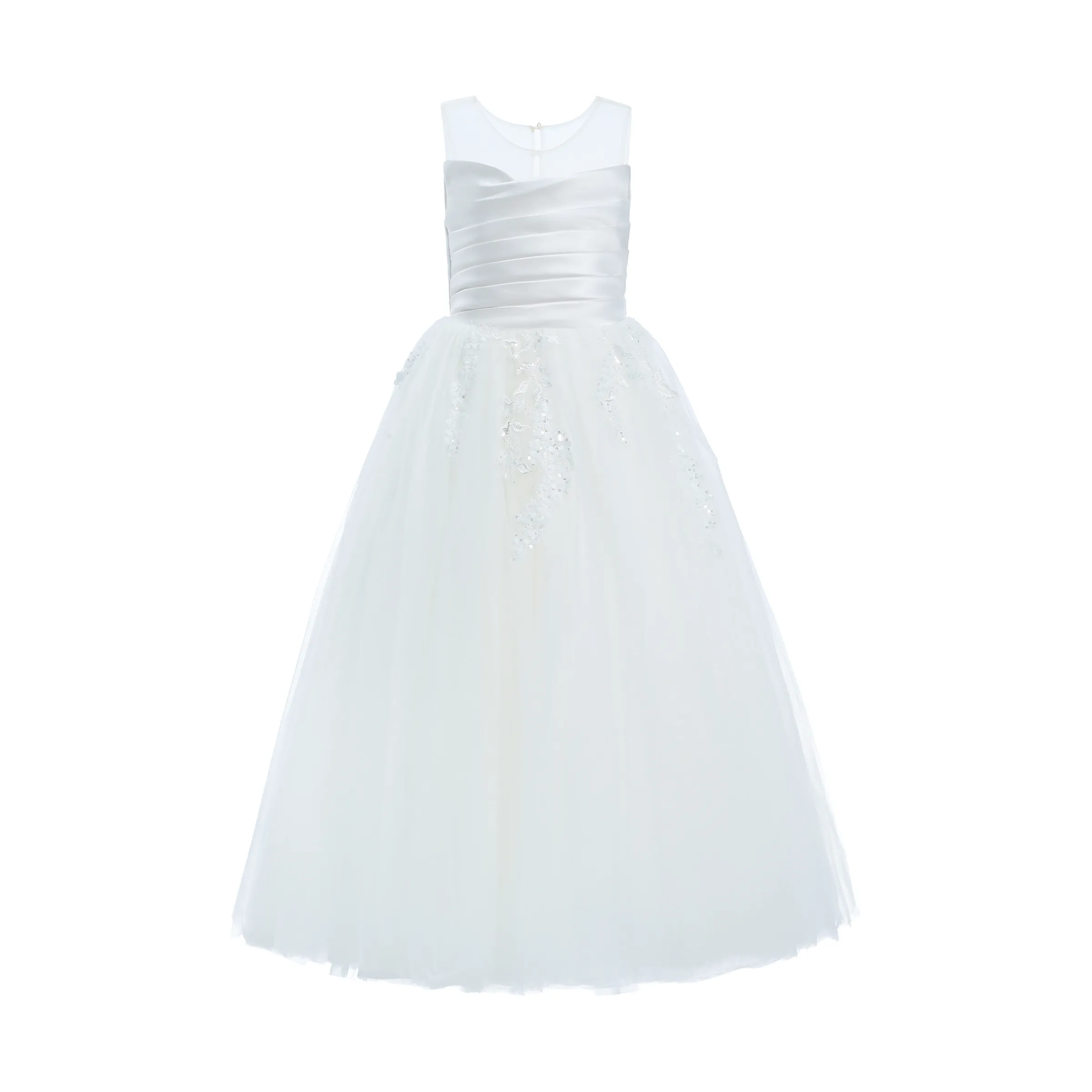White Sleeveless Vivian Dress