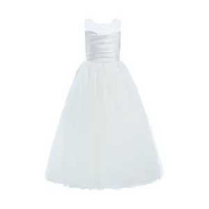 White Sleeveless Vivian Dress