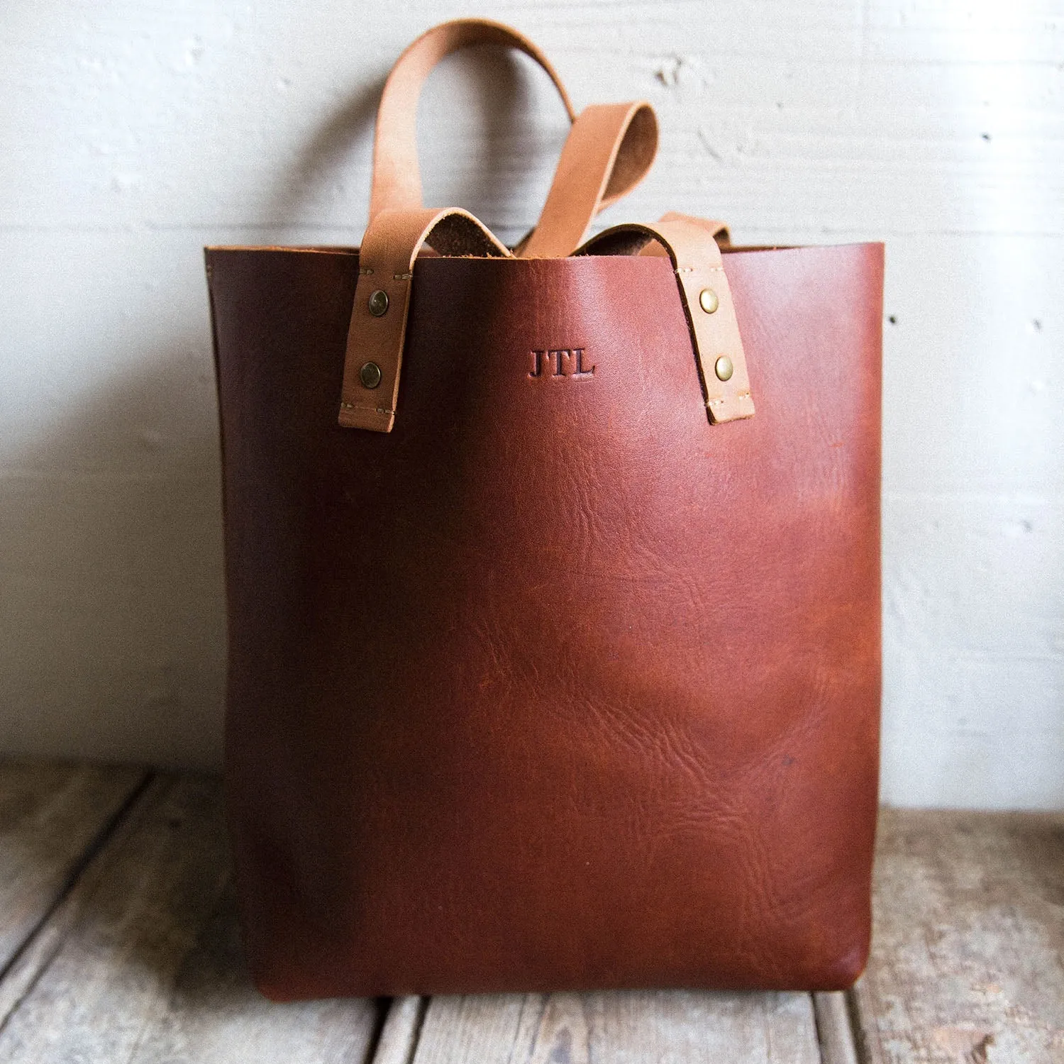 Your Logo   Our Leather - The Ashley Tote Fine Leather Handbag Purse Bag - Custom Logo and Corporate Gifting