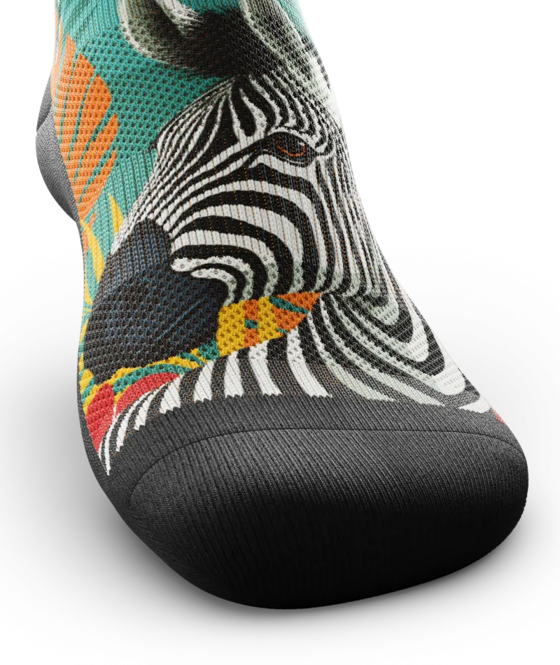 Zebra Crew Socks